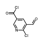 CAS#: 176433-64-0, 6-Chloro-5-Formylnicotinoyl Chloride