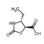 CAS 登录号：176693-28-0， (4R,5S)-4-乙基-2-氧代-1,3-恶唑烷-5-羧酸