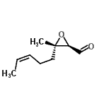 CAS#: 176695-89-9, (2R,3S)-3-Methyl-3-[(3Z)-3-Penten-1-Yl]-2-Oxiranecarbaldehyde