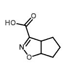 CAS#: 176909-91-4, 4,5,6,6a-Tetrahydro-3aH-cyclopenta[d][1,2]oxazole-3-carboxylic acid