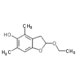 CAS#: 176910-23-9, 2-Ethoxy-4,6-Dimethyl-2,3-Dihydro-1-Benzofuran-5-Ol