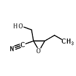 CAS 登录号：176956-53-9， 3-乙基-2-(羟基甲基)-2-环氧乙烷甲腈