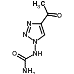 CAS 登录号：177084-94-5， 1-(4-乙酰基-1H-1,2,3-三唑-1-基)脲