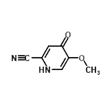 CAS#: 177279-83-3, 5-Methoxy-4-Oxo-1,4-Dihydro-2-Pyridinecarbonitrile
