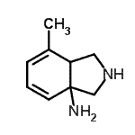 CAS#: 177337-07-4, 7-Methyl-1,2,3,7a-tetrahydro-3aH-isoindol-3a-amine