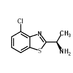CAS 登录号：177407-09-9， (1R)-1-(4-氯-1,3-苯并噻唑-2-基)乙胺