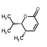 CAS 登录号：177469-18-0， (5S,6S)-6-异丙基-5-甲基-5,6-二氢-2H-吡喃-2-酮