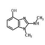 CAS#: 177478-32-9, 1-Methyl-2-(Methylamino)-1H-Benzimidazol-4-Ol