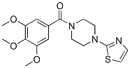 CAS 登录号：17766-79-9， 1-(2-噻唑基)-4-(3,4,5-三甲氧基苯甲酰基)哌嗪