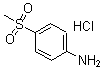 CAS#: 177662-76-9, 4-(Methylsulfonyl)-Benzenamine Hydrochloride (1:1)