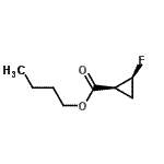 CAS 登录号：177933-52-7， 丁基(1S,2S)-2-氟环丙烷羧酸酯