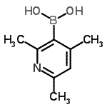 CAS 登录号：178055-40-8， (2,4,6-三甲基-3-吡啶基)硼酸
