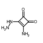 CAS 登录号：178324-48-6， 3-氨基-4-肼基-3-环丁烯-1,2-二酮