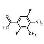 CAS#: 178444-92-3, 4-Amino-2,5-Difluoro-3-Methylbenzoic Acid