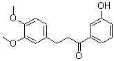 CAS 登录号：178445-83-5， 3-(3,4-二甲氧基苯基)-1-(3-羟基苯基)-1-丙酮