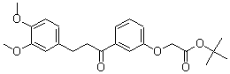 CAS#: 178445-86-8, 2-[3-[3-(3,4-Dimethoxyphenyl)-1-Oxopropyl]Phenoxy]-Acetic Acid 1,1-Dimethylethyl Ester
