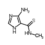 CAS 登录号：178556-93-9， 4-氨基-N-甲基-1H-咪唑-5-硫代亚氨基甲酸