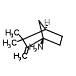 CAS 登录号：178603-05-9， (1R,4R)-3,3-二甲基-2-亚甲基双环[2.2.1]庚烷-1-胺