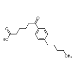 CAS#: 178686-75-4, 6-Oxo-6-(4-Pentylphenyl)Hexanoic Acid