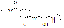 CAS 登录号：179004-15-0， 4-[3-(叔丁基氨基)-2-羟基丙氧基]-3-甲氧基苯甲酸乙酯