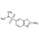 CAS#: 17901-13-2, 2-Amino-N,N-Dimethyl-1,3-Benzothiazole-6-Sulfonamide
