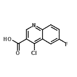 CAS#: 179024-67-0, 4-Chloro-6-Fluoro-3-Quinolinecarboxylic Acid