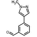 CAS#: 179055-93-7, 3-(1-Methyl-1H-Pyrazol-4-Yl)Benzaldehyde