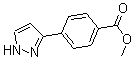 CAS#: 179057-10-4, 4-(1H-Pyrazol-3-Yl)-Benzoic Acid Methyl Ester