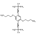 CAS#: 179264-44-9, 4,4'-(2,5-Dibutoxy-1,4-Phenylene)Bis(2-Methyl-3-Butyn-2-Ol)