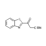 CAS#: 179599-16-7, 3-(1,3-Benzothiazol-2-Yl)-3-Oxopropanenitrile