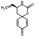 CAS 登录号：179681-01-7， (4S)-4-乙烯基-1-氧杂-3-氮杂螺[5.5]十一碳-7,10-二烯-2,9-二酮