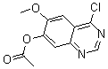 CAS#: 179688-03-0, 4-Chloro-6-Methoxy-7-Quinazolinol 7-Acetate