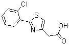 CAS#: 17969-25-4, 2-(2-Chlorophenyl)-4-Thiazoleacetic Acid