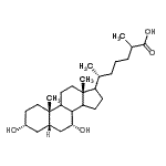 CAS#: 17974-66-2, (3alpha,5beta,7alpha,8xi,9xi,14xi,17xi)-3,7-Dihydroxycholestan-26-oic acid