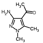 CAS#: 179810-61-8, 1-(3-Amino-1,5-Dimethyl-1H-Pyrazol-4-Yl)Ethanone