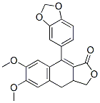 CAS 登录号：17990-72-6， (+)-9-(1,3-苯并二氧戊环-5-基)-3a,4-二氢-6,7-二甲氧基萘并[2,3-c]呋喃-1(3H)-酮