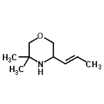 CAS#: 179922-09-9, 3,3-Dimethyl-5-[(1E)-1-Propen-1-Yl]Morpholine