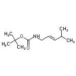 CAS#: 179923-08-1, 2-Methyl-2-Propanyl [(2E)-4-Methyl-2-Penten-1-Yl]Carbamate
