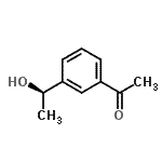 CAS 登录号：179990-37-5， 1-{3-[(1R)-1-羟基乙基]苯基}乙酮