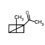 CAS 登录号：180067-47-4， 1-(2-甲基戊环[4.2.0.0<sup>2,5</sup>.0<sup>3,8</sup>.0<sup>4,7</sup>]辛-1-基)乙酮