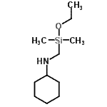 CAS 登录号：18023-58-0， N-{[乙氧基(二甲基)硅烷基]甲基}环己胺