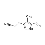 CAS#: 180283-43-6, 3-(5-Formyl-4-Methyl-1H-Pyrrol-3-Yl)Propanenitrile