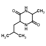 CAS 登录号：1803-60-7， 3-异丁基-6-甲基-2,5-哌嗪二酮