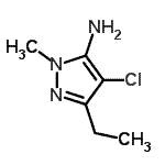CAS#: 180303-03-1, 4-Chloro-3-Ethyl-1-Methyl-1H-Pyrazol-5-Amine