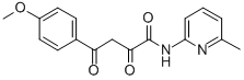 CAS#: 180537-61-5, 4-(4-Methoxyphenyl)-N-(6-Methylpyridin-2-Yl)-2,4-Dioxobutanamide