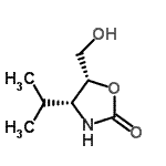 CAS 登录号：180713-58-0， (4R,5R)-5-(羟基甲基)-4-异丙基-1,3-恶唑烷-2-酮