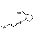 CAS#: 180725-15-9, 2-[(3E)-3-Penten-1-Yn-1-Yl]-1-Cyclopentene-1-Carbaldehyde