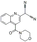 CAS 登录号：180859-71-6， 2-[4-(吗啉-4-羰基)喹啉-2-基]丙二腈