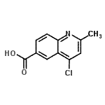 CAS#: 181189-02-6, 4-Chloro-2-Methyl-6-Quinolinecarboxylic Acid