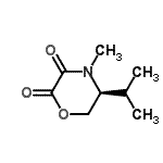 CAS#: 181205-63-0, (5S)-5-Isopropyl-4-Methyl-2,3-Morpholinedione